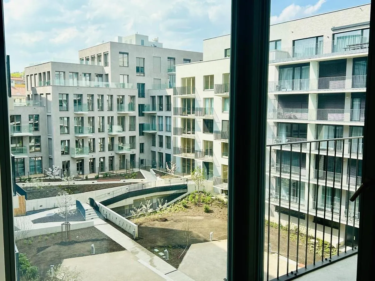 New Building New Apartment At Andel Metro Station Prága